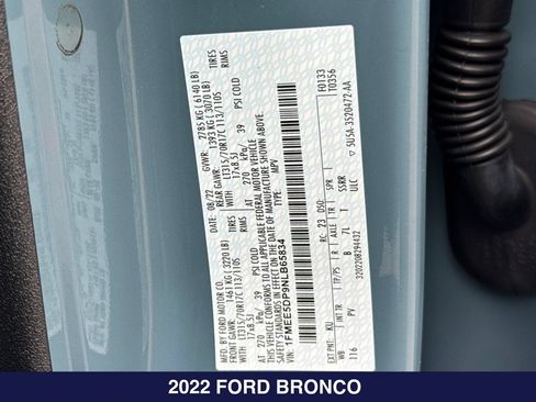 Used 2022 Ford Bronco Wildtrak AWD/4WD image 32