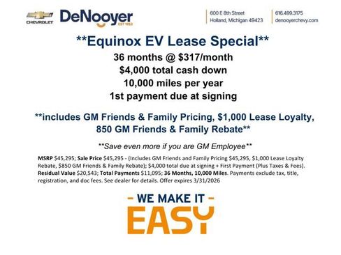 New 2025 Chevrolet Equinox EV RS image 2