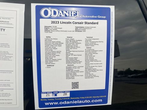Used 2023 Lincoln Corsair AWD w/ Equipment Group 101A image 20