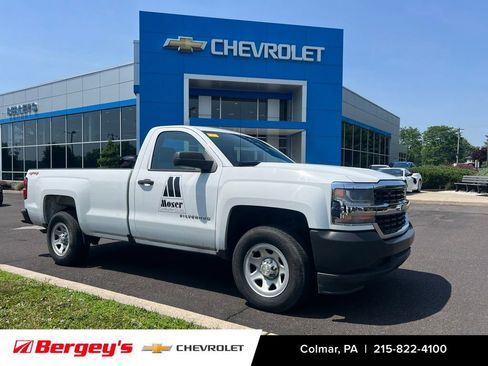 Used 2016 Chevrolet Silverado 1500 W/T w/ Snow Plow Prep Package AWD/4WD image 1