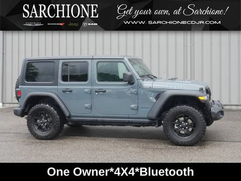 Used 2025 Jeep Wrangler Unlimited Sport S 4xe AWD/4WD image 1