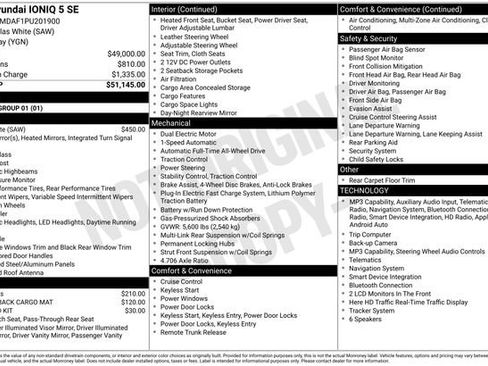 Certified 2023 Hyundai Ioniq 5 SE AWD/4WD image 10