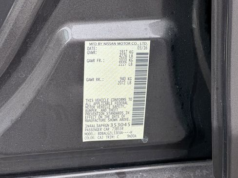 Used 2016 Nissan Altima 2.5 S w/ Power Driver Seat Package image 36