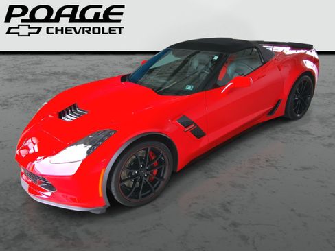 Used 2019 Chevrolet Corvette Grand Sport w/ Carbon Flash Badge Package RWD image 1