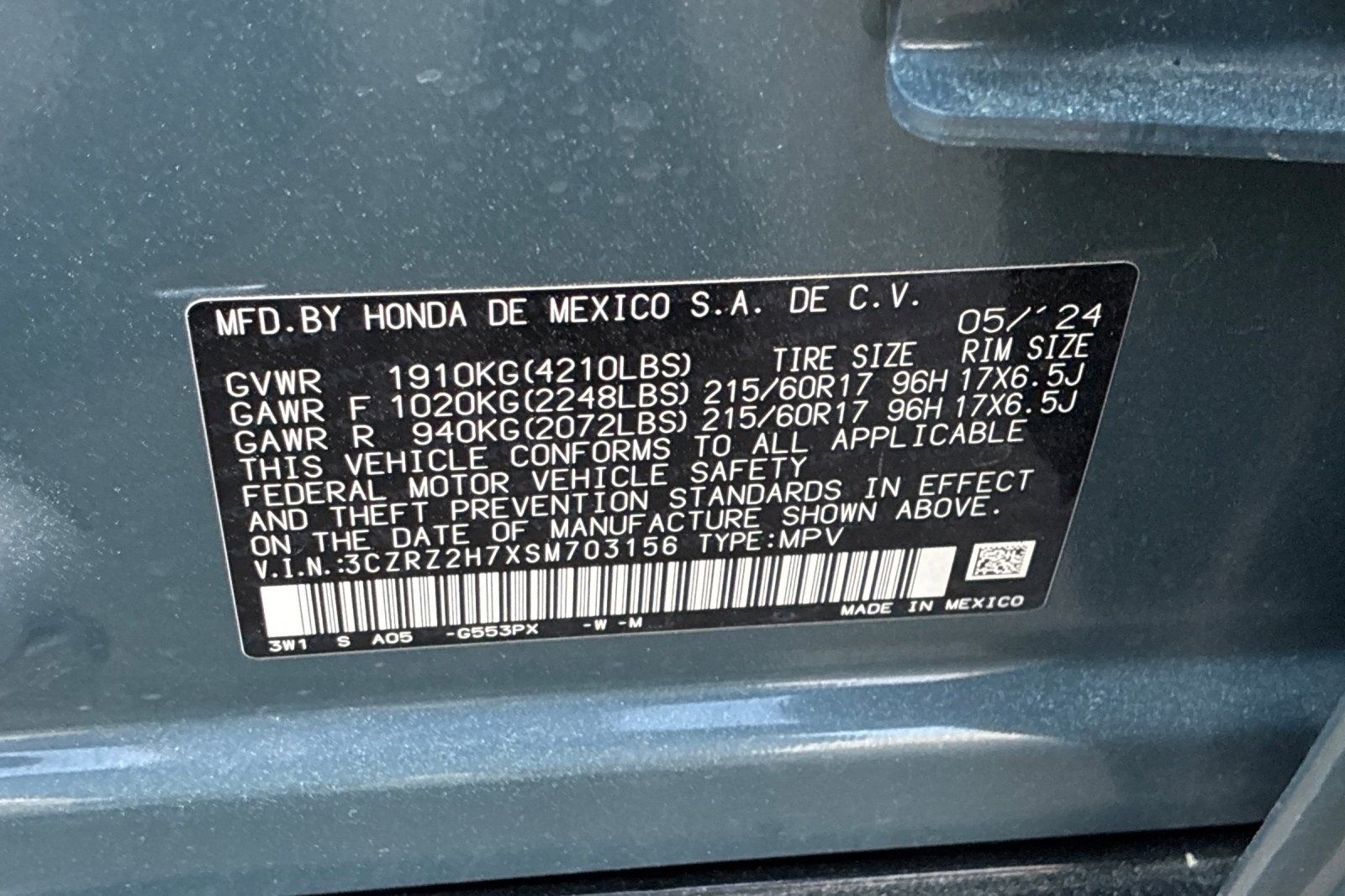 Used 2025 Honda HR-V EX-L image 41