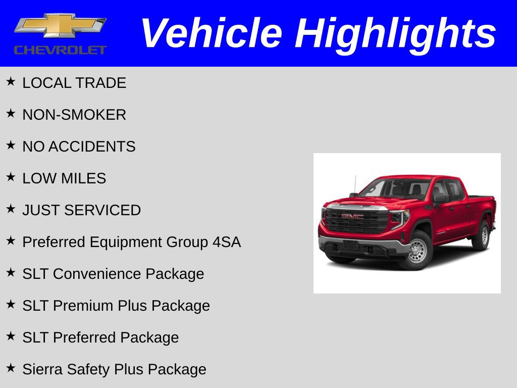 Certified 2022 GMC Sierra 1500 SLT w/ SLT Premium Plus Package AWD/4WD image 2