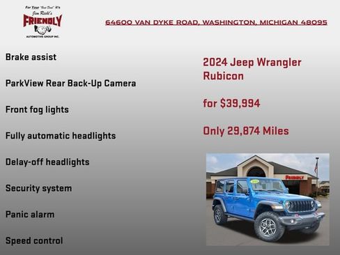 Used 2024 Jeep Wrangler Unlimited Rubicon AWD/4WD image 25