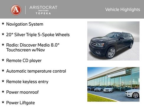 Used 2019 Volkswagen Atlas SEL AWD/4WD image 2