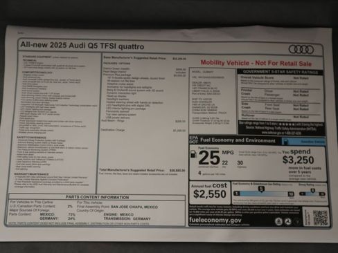 Used 2025 Audi Q5 Premium w/ Premium Plus AWD/4WD image 10