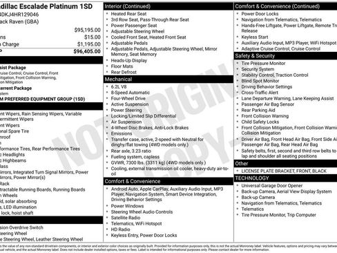 Used 2017 Cadillac Escalade Platinum image 4