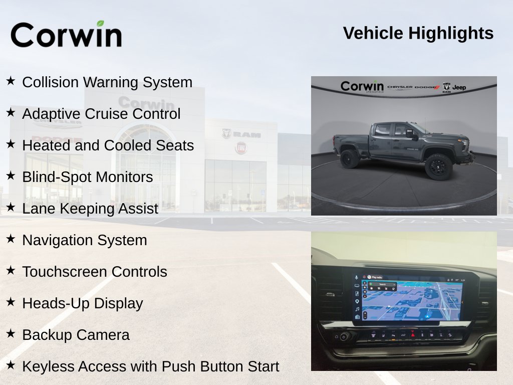 Used 2025 Chevrolet Silverado 2500 ZR2 w/ Technology Package AWD/4WD image 11