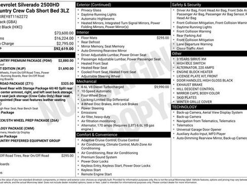New 2026 Chevrolet Silverado 2500 High Country w/ High Country Premium Package AWD/4WD image 38