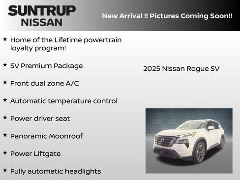 Certified 2025 Nissan Rogue SV w/ SV Premium Package FWD image 6