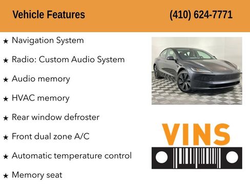 Used 2024 Tesla Model 3 Standard Range RWD image 5