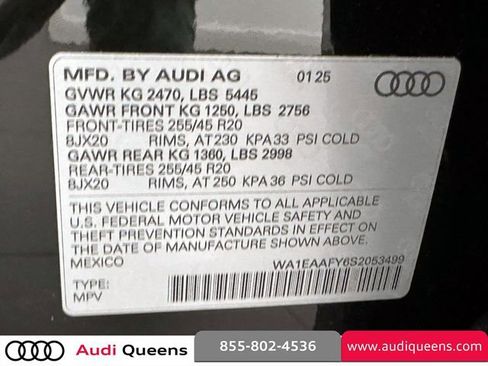 Used 2025 Audi Q5 2.0T Premium Plus w/ Premium Plus Package AWD/4WD image 38
