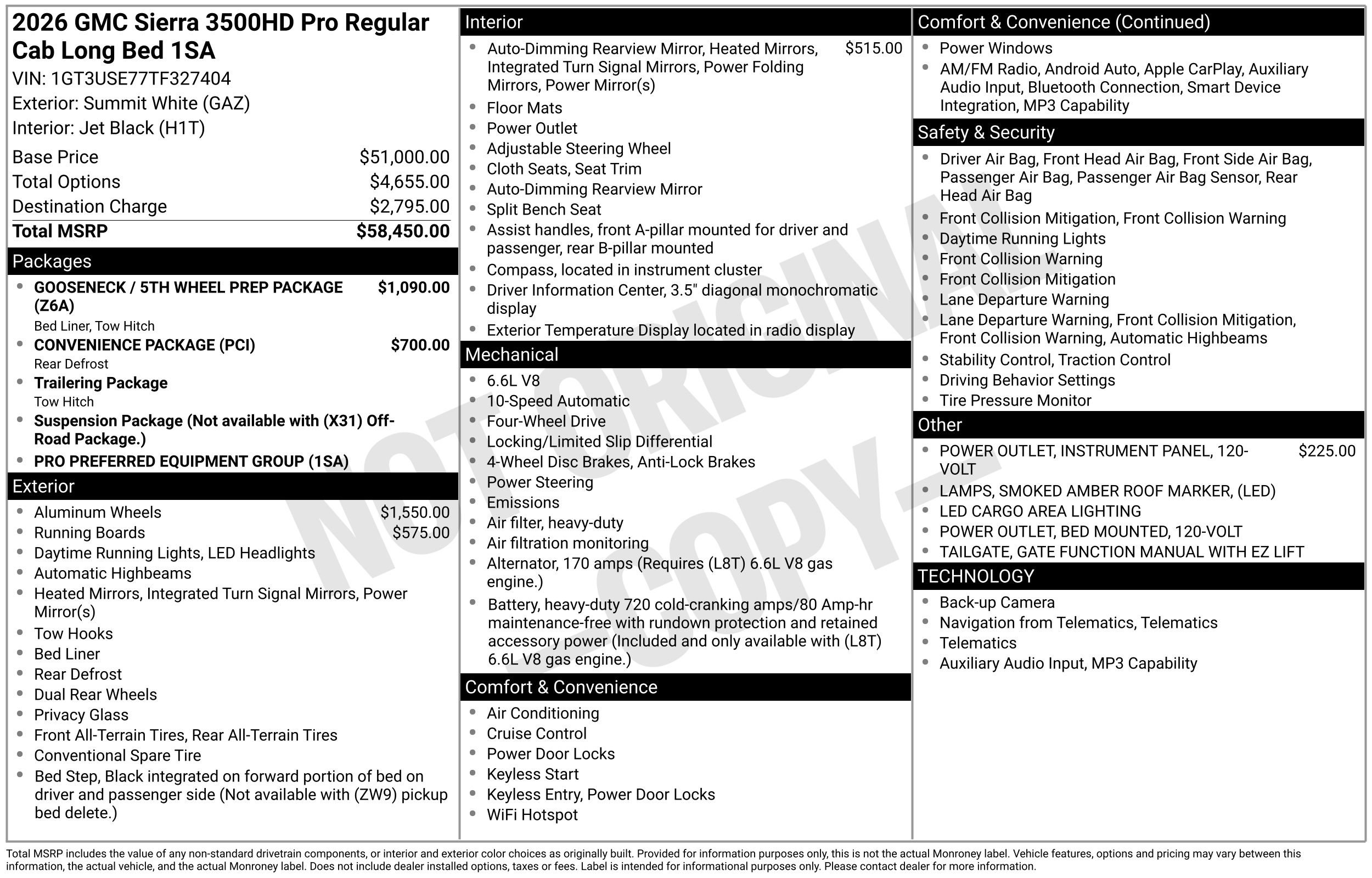 New 2026 GMC Sierra 3500 Pro AWD/4WD image 34