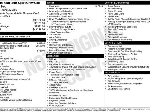 Certified 2025 Jeep Gladiator Sport image 6