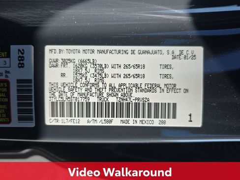 Certified 2025 Toyota Tacoma TRD Sport image 37