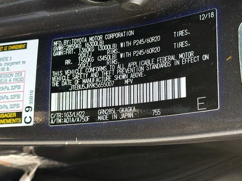 Used 2019 Toyota 4Runner Limited AWD/4WD image 42