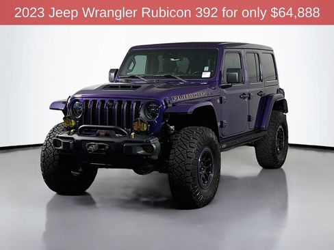 Used 2023 Jeep Wrangler Unlimited Rubicon 392 w/ Xtreme Recon 35" Tire Package AWD/4WD image 3