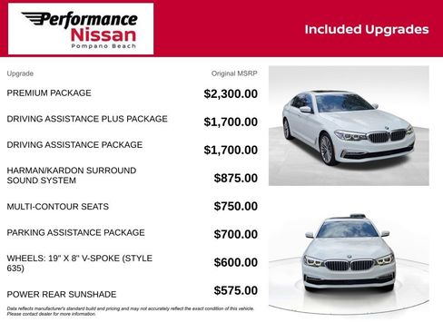 Used 2018 BMW 540i RWD image 7