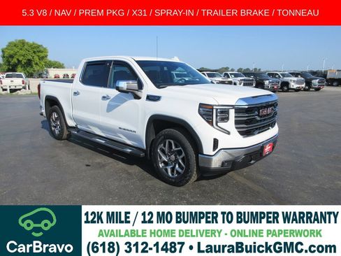 Certified 2022 GMC Sierra 1500 SLT w/ SLT Premium Package AWD/4WD image 1