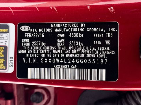 Used 2016 Kia Optima SX FWD image 37