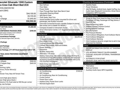 Used 2021 Chevrolet Silverado 1500 Custom Trail Boss w/ Midnight Edition