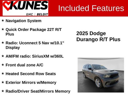 Used 2025 Dodge Durango R/T AWD/4WD image 2