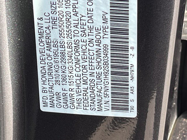 Used 2025 Honda Pilot Black Edition image 35