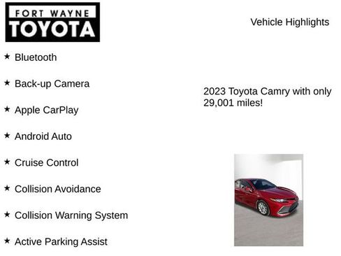 Used 2023 Toyota Camry LE image 7