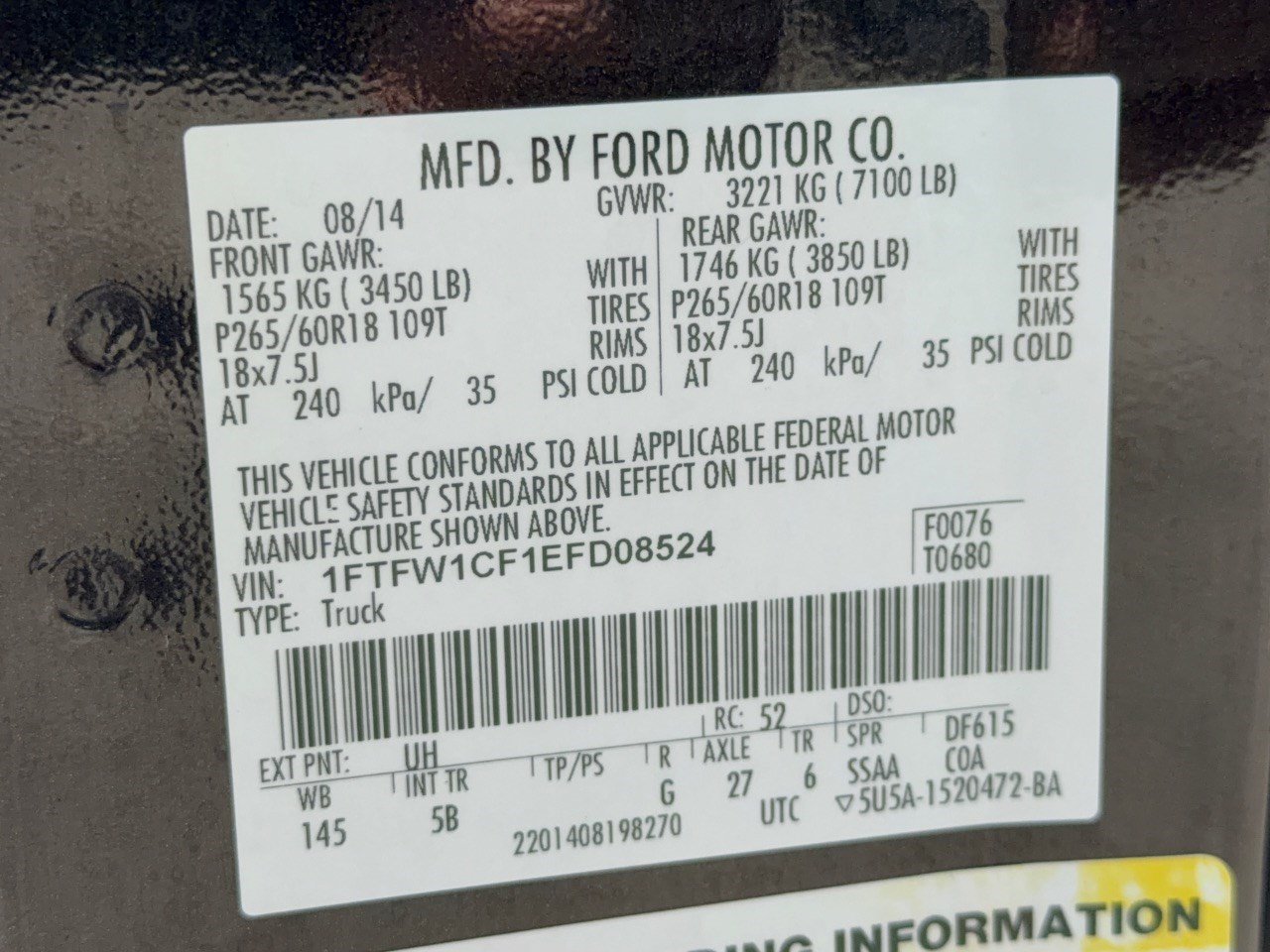 Used 2014 Ford F150 FX2 w/ Equipment Group 402A Luxury RWD image 32