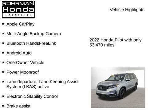 Used 2022 Honda Pilot Special Edition image 7