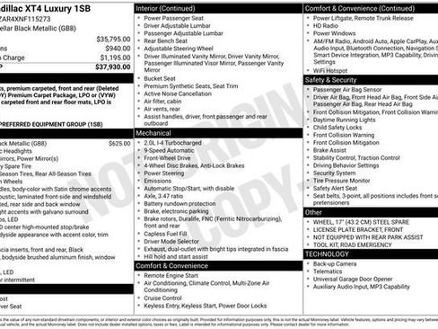 Used 2022 Cadillac XT4 Luxury image 32