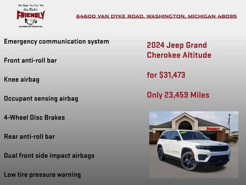 Used 2024 Jeep Grand Cherokee Altitude AWD/4WD image 25