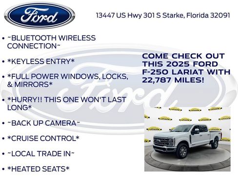 Certified 2025 Ford F250 Lariat w/ Chrome Package image 10