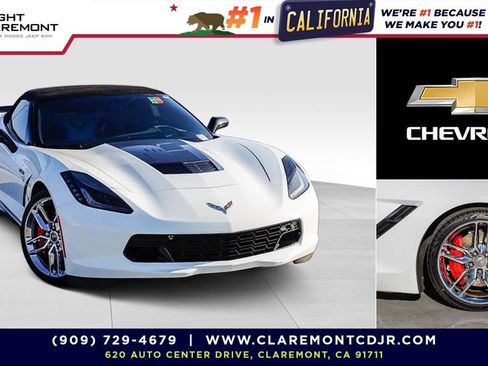 Used 2014 Chevrolet Corvette Stingray Convertible w/ 3LT Preferred Equipment Group RWD image 1