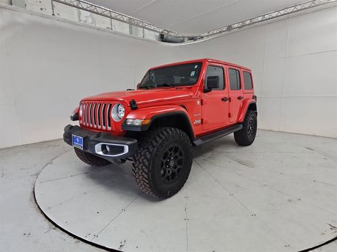 Used 2021 Jeep Wrangler Unlimited Sahara w/ Uconnect 4C Nav & Sound Group image 1