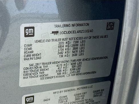 Used 2024 Chevrolet Silverado 1500 RST image 33