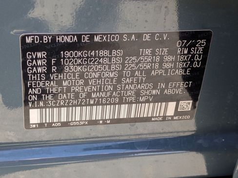 Used 2026 Honda HR-V EX-L image 39