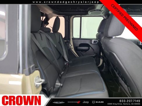 Certified 2022 Jeep Wrangler Unlimited Rubicon 4xe w/ Safety Group image 17