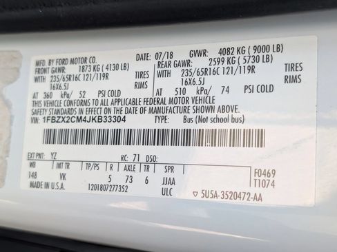 Used 2018 Ford Transit 350 XL RWD image 31