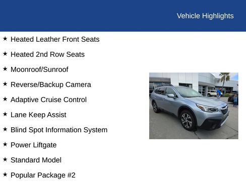 Used 2021 Subaru Outback Limited XT w/ Popular Package #2 AWD/4WD image 20