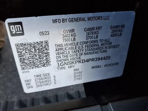 Certified 2023 Chevrolet Tahoe Z71 AWD/4WD image 24