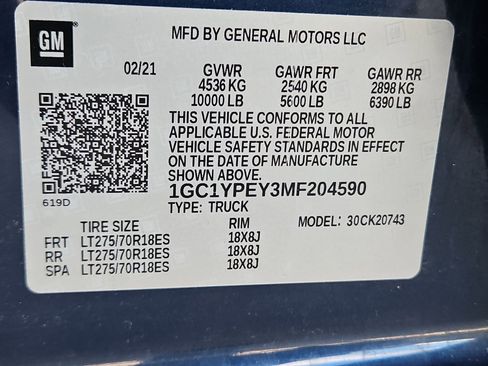 Used 2021 Chevrolet Silverado 2500 LTZ w/ Z71 Off-Road Package image 33