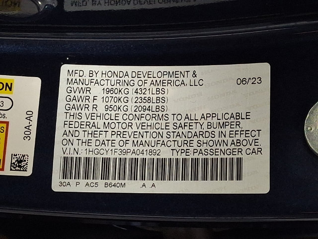 Used 2023 Honda Accord EX image 28
