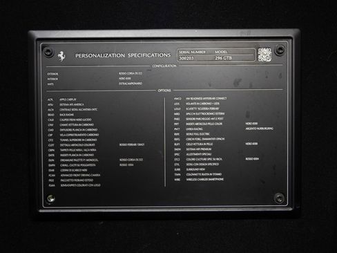 Certified 2024 Ferrari 296 GTB RWD image 52
