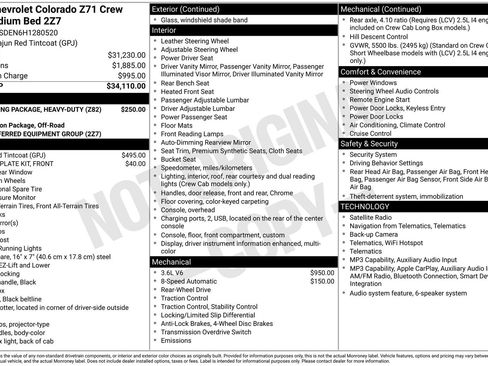 Used 2017 Chevrolet Colorado Z71 image 11