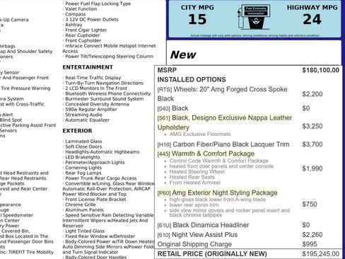 Used 2019 Mercedes-Benz S 63 AMG 4MATIC Cabriolet image 7