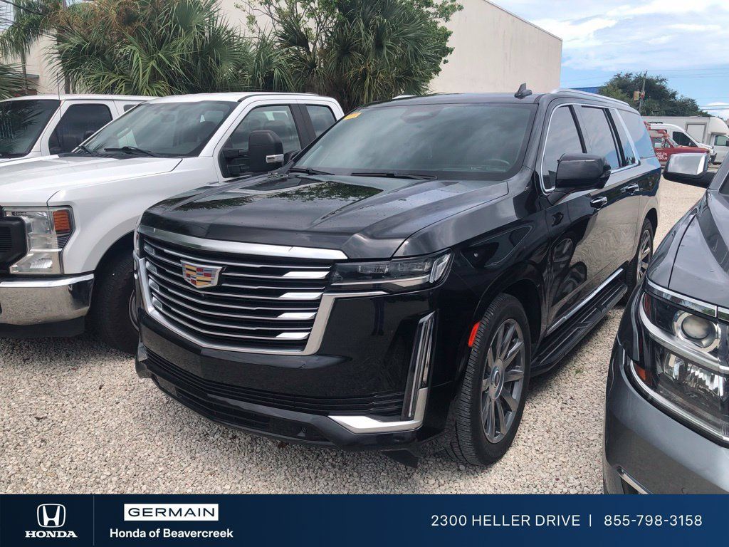 Used 2021 Cadillac Escalade ESV Premium Luxury Platinum AWD/4WD image 2